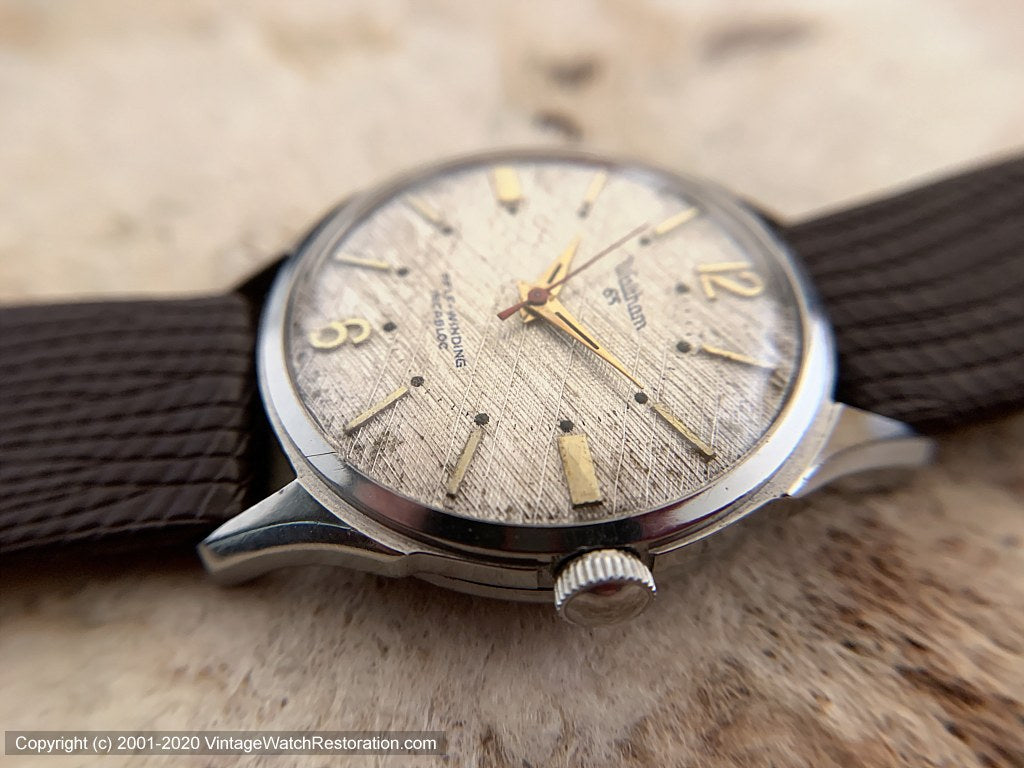 Waltham '65' Self-Winding Textured Dial, Automatic, 33.5mm