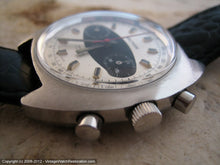 Load image into Gallery viewer, Large Beefy Tonneau Style Waltham Two Tone Chronograph, Manual, 41x42.5mm