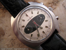Load image into Gallery viewer, Large Beefy Tonneau Style Waltham Two Tone Chronograph, Manual, 41x42.5mm