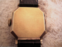 Load image into Gallery viewer, Waltham with Superlatively Beautiful Cut Corner Black Inlaid Case, Manual, 28x34mm