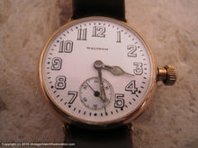 Load image into Gallery viewer, Stunning WWI Era Porcelain Waltham, Manual, 32.5mm