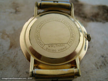 Load image into Gallery viewer, Gold Textured Dial Sixties Era Waltham 21, Automatic, 33.5mm