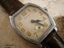 Load image into Gallery viewer, Very Large Stylized Filigreed Octagon Shape Waltham, Manual, Very Large 30.3x39mm