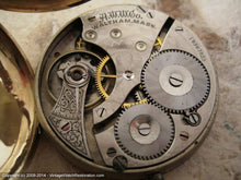 Load image into Gallery viewer, Early 14K Gold American Waltham Pocketwatch Model 1908, Manual, Large 48mm