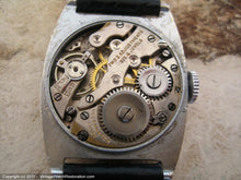 Load image into Gallery viewer, Original Tonneau Westfield with Black Enameled Bezel Number Ring, Manual, 27x34mm