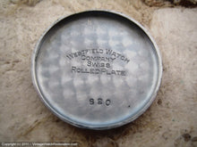 Load image into Gallery viewer, Original Tonneau Westfield with Black Enameled Bezel Number Ring, Manual, 27x34mm