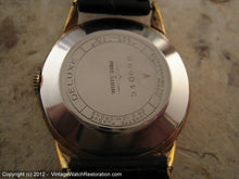 Load image into Gallery viewer, Unusual White Star Black Dial and Markers on Textured Gold Honeycomb Bezel, Manual, 33mm