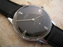 Load image into Gallery viewer, Black Dial Winsex Swiss 21 Rubis, Manual, Large 35mm