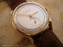 Load image into Gallery viewer, 14K Gold Wittnauer Revue with Horned Lugs, Manual, 29.5mm