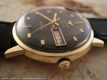 Load image into Gallery viewer, Fantastic Black Dial Day/Date Wittnauer Geneve, Automatic, Large 36mm