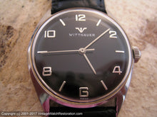 Load image into Gallery viewer, Bold Black Dial Wittnauer, Manual, 34mm