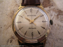 Load image into Gallery viewer, Wittnauer Light Golden Dial and Decorative Lugs, Automatic, Large 34mm