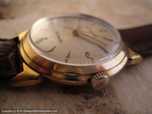 Load image into Gallery viewer, Wittnauer Light Golden Dial and Decorative Lugs, Automatic, Large 34mm