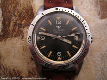 Load image into Gallery viewer, Wittnauer Geneve Black Dial Military-Style Divers with Date, Manual, V.Large 38mm