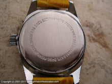 Load image into Gallery viewer, French Black Dial Wolbrook Divers World Time with Date, Manual, Very Large 36mm