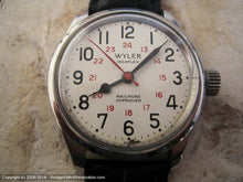 Load image into Gallery viewer, Swiss Military Wyler Railroad Approved 24-Hour Dial, Automatic, Large 34mm