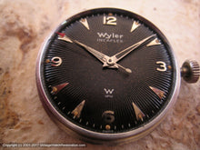 Load image into Gallery viewer, Wyler Incaflex Black Sunburst Dial, Manual, 32.5mm