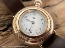 Load image into Gallery viewer, Waltham 1886 Pocket Watch Conversion, Angled Dial, Large Crown, Manual, 39mm