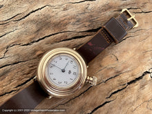 Load image into Gallery viewer, Waltham 1886 Pocket Watch Conversion, Angled Dial, Large Crown, Manual, 39mm