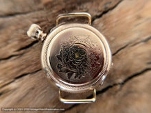 Load image into Gallery viewer, Waltham 1886 Pocket Watch Conversion, Angled Dial, Large Crown, Manual, 39mm