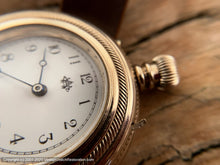 Load image into Gallery viewer, Waltham 1886 Pocket Watch Conversion, Angled Dial, Large Crown, Manual, 39mm