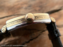 Load image into Gallery viewer, Waltham Creamy Dial in Decorative Tonneau Case, c.1931, Manual, 30x38mm