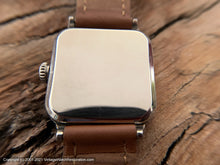 Load image into Gallery viewer, Waltham 'Ruby' Twenties Art Deco Rounded Square Case, Manual, 23x23mm