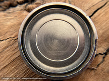 Load image into Gallery viewer, Waltham Pie Pan Silver Dial with Red Pointer Second Hand and Date at Bottom, Automatic, Large 35mm