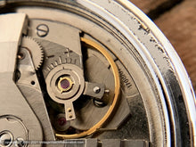 Load image into Gallery viewer, Waltham Pie Pan Silver Dial with Red Pointer Second Hand and Date at Bottom, Automatic, Large 35mm