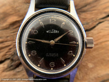 Load image into Gallery viewer, Welsbro Black Dial Military Style, AS1686, Manual, 32mm