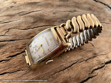 Load image into Gallery viewer, Westfield (by Bulova) c.1941 Large Tonneau Rectangular Case Manual, 26x39mm