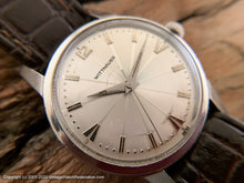 Load image into Gallery viewer, Wittnauer Silver Sunburst Dial, Manual, Large 34.5mm