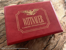 Load image into Gallery viewer, Wittnauer Golden Sunburst Dial in Trapezoid Case with Box, Tags and Original Receipt from 1961, Manual, 26x35mm