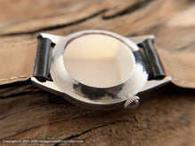 Load image into Gallery viewer, Wyler Incaflex Tri Sport with Date and Wide Patent Leather Strap, Manual, 35mm