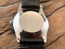 Load image into Gallery viewer, Wyler Dynawind 'Lifeguard' in Beefy Incabloc Stainless Case, Bold Silver Numerals, Date, Automatic, 32mm