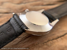Load image into Gallery viewer, Wyler Dynawind 'Lifeguard' in Beefy Incabloc Stainless Case, Bold Silver Numerals, Date, Automatic, 32mm