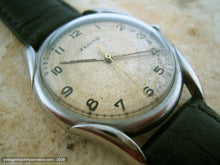Load image into Gallery viewer, Zenith Stainless with Flared Deco Lugs, Manual, 34mm