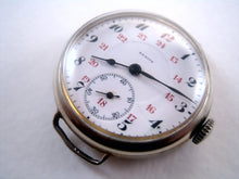 Load image into Gallery viewer, WWI Porcelain Zenith, Manual, 33.5mm