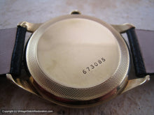 Load image into Gallery viewer, Large 18K Gold Zenith with Original Silver Dial, Manual, Very Large 36mm