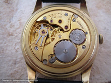 Load image into Gallery viewer, Large 18K Gold Zenith with Original Silver Dial, Manual, Very Large 36mm