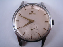 Load image into Gallery viewer, Light Cream Large Format Zenith Stainless Steel, Manual, Very Large 36.5mm