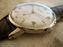 Load image into Gallery viewer, Zenith Pearl Dial with Gold Numbers, Manual, Very Large 36.5mm