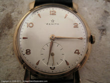 Load image into Gallery viewer, Impressive Large Zenith 18K Rose Gold Ribbon Lug Case, Manual, Huge 37mm