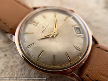 Load image into Gallery viewer, Zenith with Date at 4:30 in Rose-Gold Case, Manual, 34mm