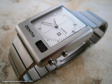 Load image into Gallery viewer, Zenith Fabulous all Original Chunky Modern Stylistic Square Case, Quartz, 35x39mm