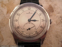 Load image into Gallery viewer, Huge Two-Tone Silver Zenith, Manual, Huge 36mm