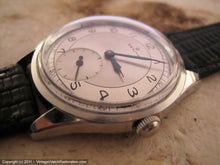 Load image into Gallery viewer, Huge Two-Tone Silver Zenith, Manual, Huge 36mm