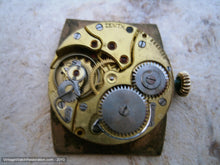 Load image into Gallery viewer, Early Rare 14K Gold Tonneau Tank Zenith with Decorative Case, Manual, 25.5x38mm