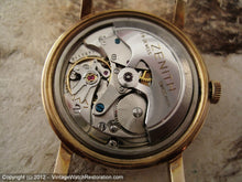 Load image into Gallery viewer, NOS Zenith 2522PC in Minty Rose Gold Filled Case with Pie Pan Dial, Automatic, Large 34mm