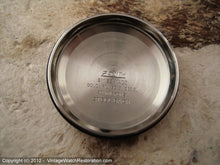 Load image into Gallery viewer, NOS Zenith 2522PC in Minty Rose Gold Filled Case with Pie Pan Dial, Automatic, Large 34mm